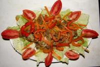 Салат с куриной печенкой - фоторецепт