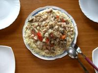 Спагетти "мясное счастье" :) - фоторецепт