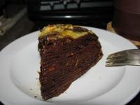 Шоколадный блинный торт а-ля Сюзетт