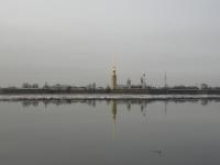 Петропавловка. Ледоход на Неве.