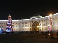Петербург. Дворцовая площадь. Вид на Арку Главного штаба.