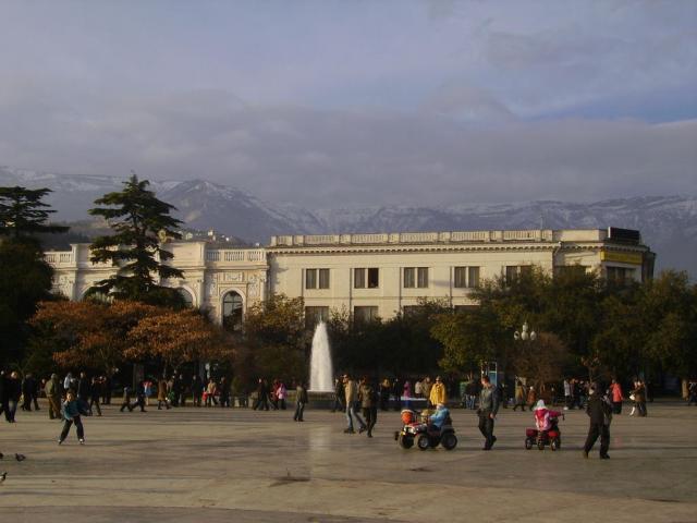Крым. Зимняя Ялта.