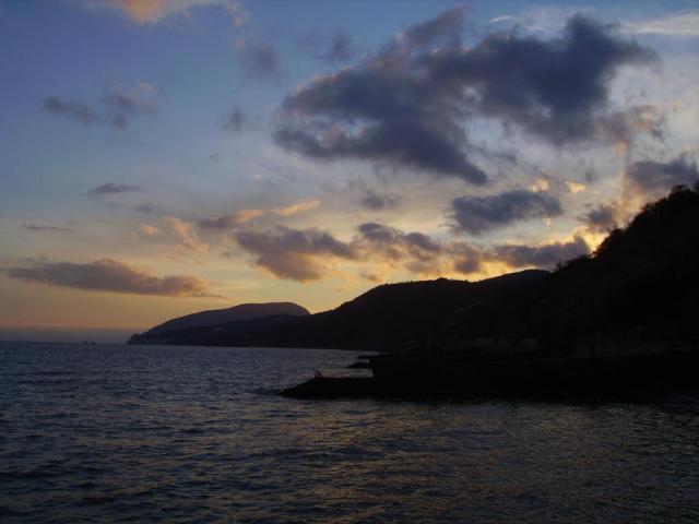 Новый Год, Крым, Алушта, Пляж, Аю-Даг (Медведь-гора).