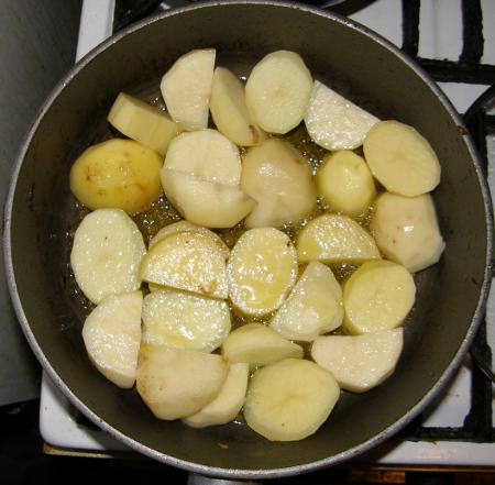 Жаркое из курицы с грибами - фоторецепт